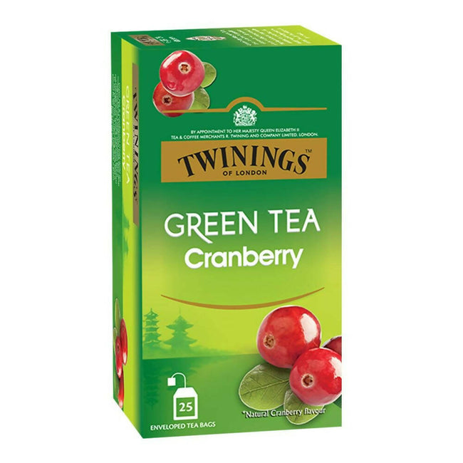 Twinings Green Tea Cranberry Teabags Hover Image