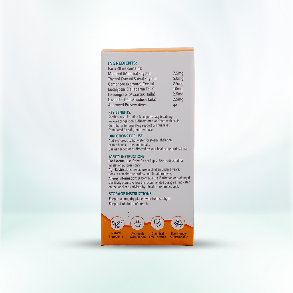 Mintdrops Breathease Cold Relief Inhalant Drops