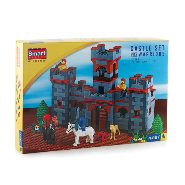 Peacock Castle Set Smart Educational Learning Building Block Set for Kids Hover Image
