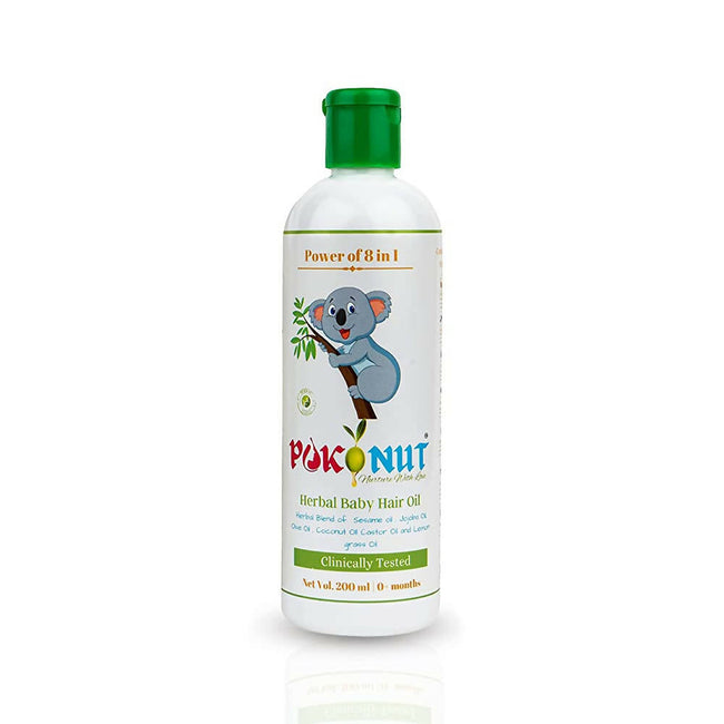 Pokonut Herbal Chemical Free Baby Hair Oil Main Image
