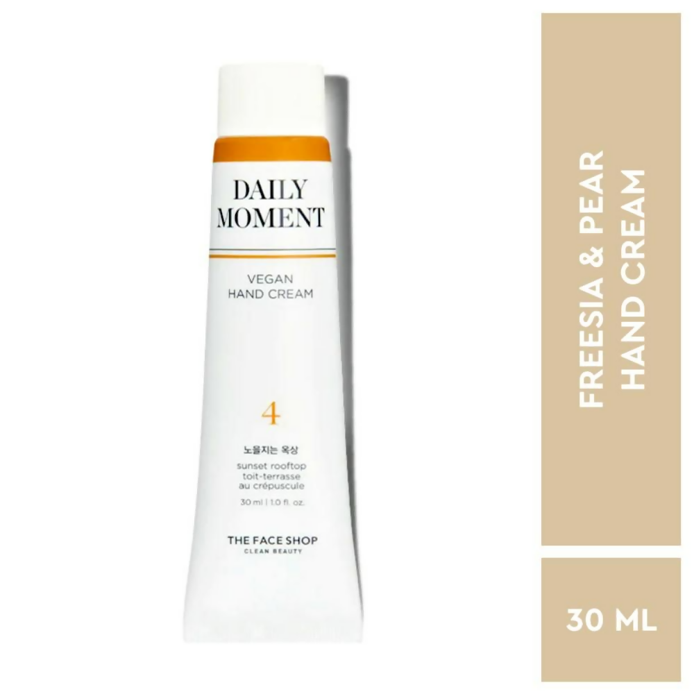 Face Shop Non-Greasy Vegan Hand Cream - Sunset Rooftop With Hyaluronic Acid