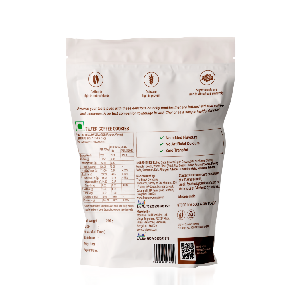 Chai Point Filter Coffee cookies