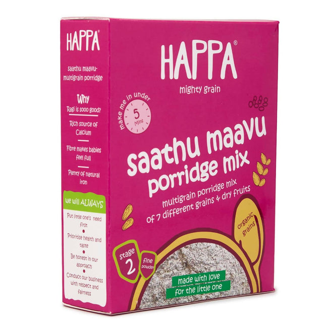 Happa Organic Baby Food Multigrain Saathu Maavu Porridge Mix Main Image