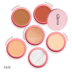 Gleva 5 In 1 Makeup stack Gleva 5 In 1 Makeup stack WIth Concealer, Bronzer, Blusher, Compact & Highlighter Smooth & Blendable Formula - Fair