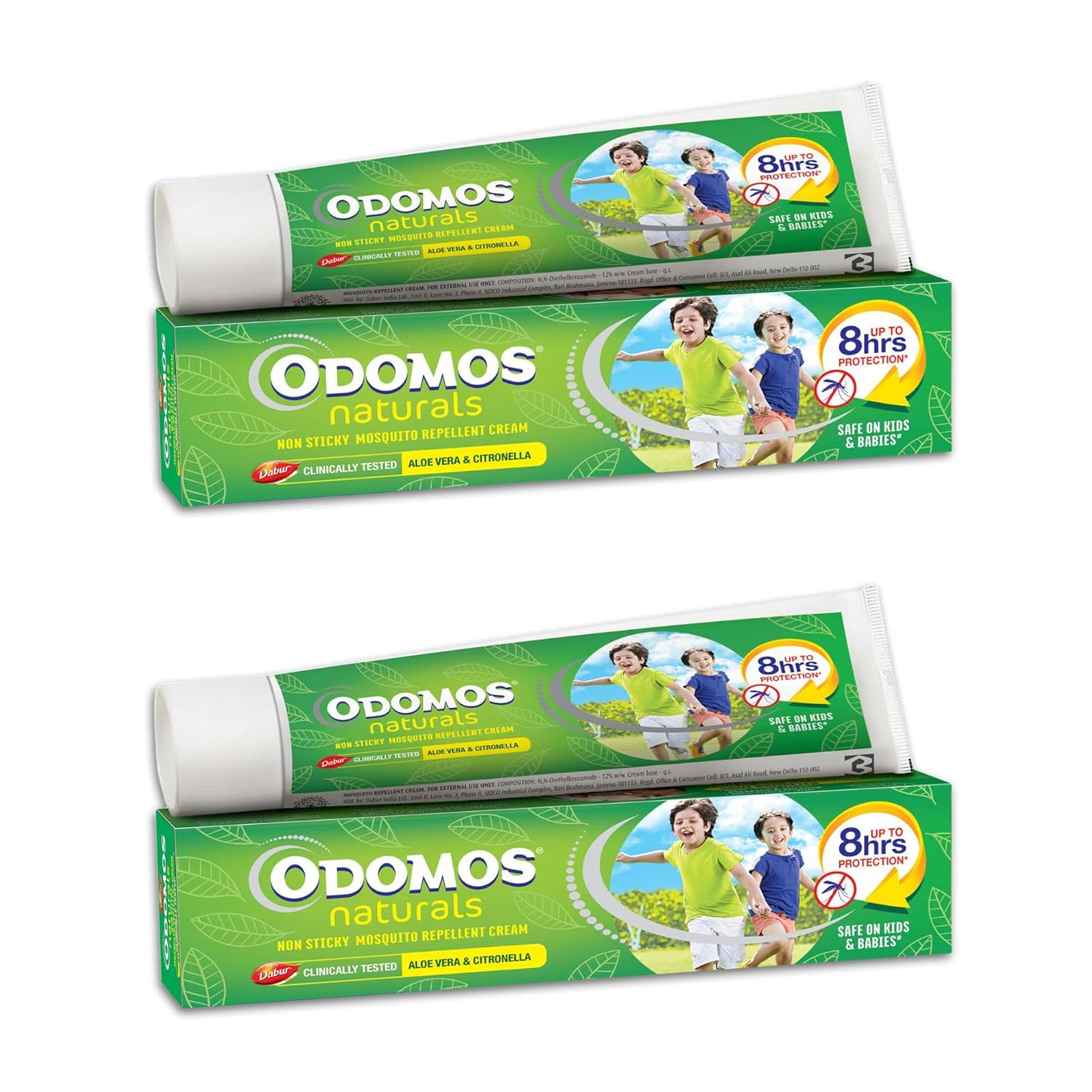 Dabur Odomos Naturals Non-Sticky Mosquito Repellent Cream