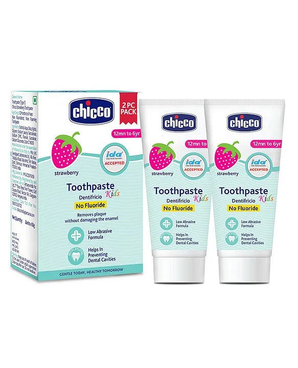 Chicco Toothpaste Strawberry Flavour Main Image