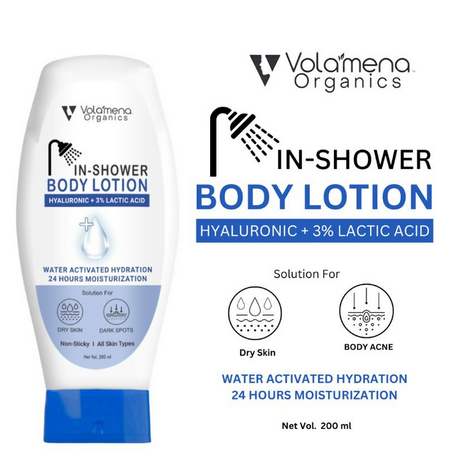 Volamena Hyluronic + Lactic Acid In-Shower Body Lotion With Aloevera Main Image