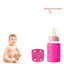 Safe-O-Kid Silicone Baby Feeding Bottle Cover Cum Sleeve for Insulated Protection Small 60mL- Pink