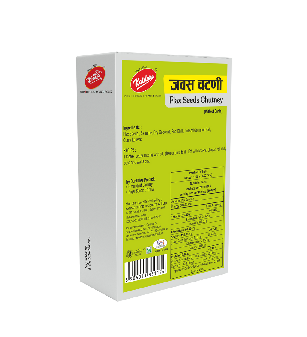 Katdare Foods Flax Seeds Chutney