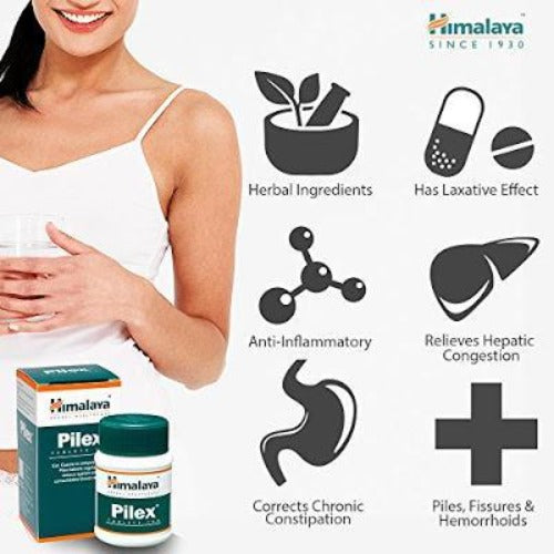 Himalaya Herbals Pilex Tablets Main Image
