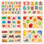Webby Wooden Educational Colorful Puzzle for Preschool Kids - Set of 6