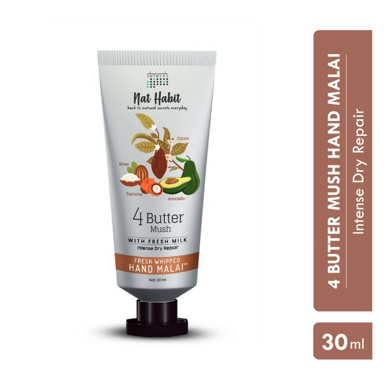 Nat Habit 4 Butter Mush Hand Malai Hand Cream