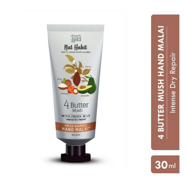 Nat Habit 4 Butter Mush Hand Malai Hand Cream Main Image