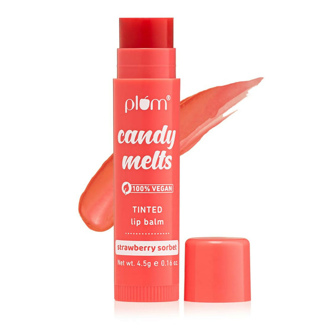 Plum Candy Melts Strawberry Sorbet Tinted Lip Balm Hover Image