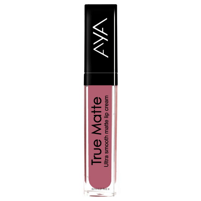 AYA True Matte Liquid Lipstick, Ultra Smooth Matte Lip Cream - 06 Pink Nude Hover Image
