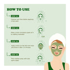 Kimayra Organic Neem + Mint Face Pack Powder For Clean & Clear Skin, Help In Reduce Pimple/Acne, Marks & Scars