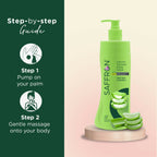 VI-JOHN Saffron Natural Fairness Body Lotion Aloe Vera Hydration For All Skin Types