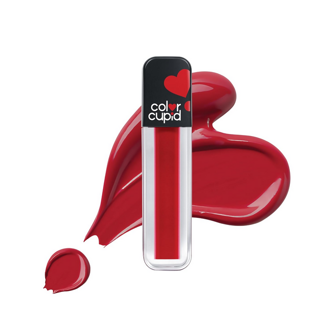 Color Cupid Matte Intense Color 18-Hour Stay Liquid Lipstick - Romantic Red Hover Image