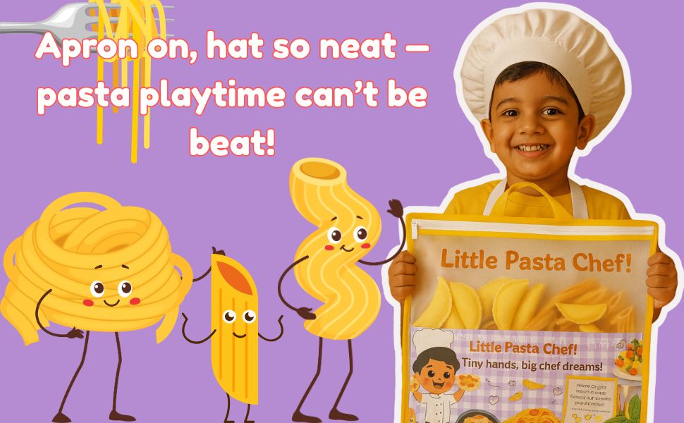 The Small Wonderland Pretend Play Fabric Pasta Set-60 Pieces-Realistic looking kids play food toys