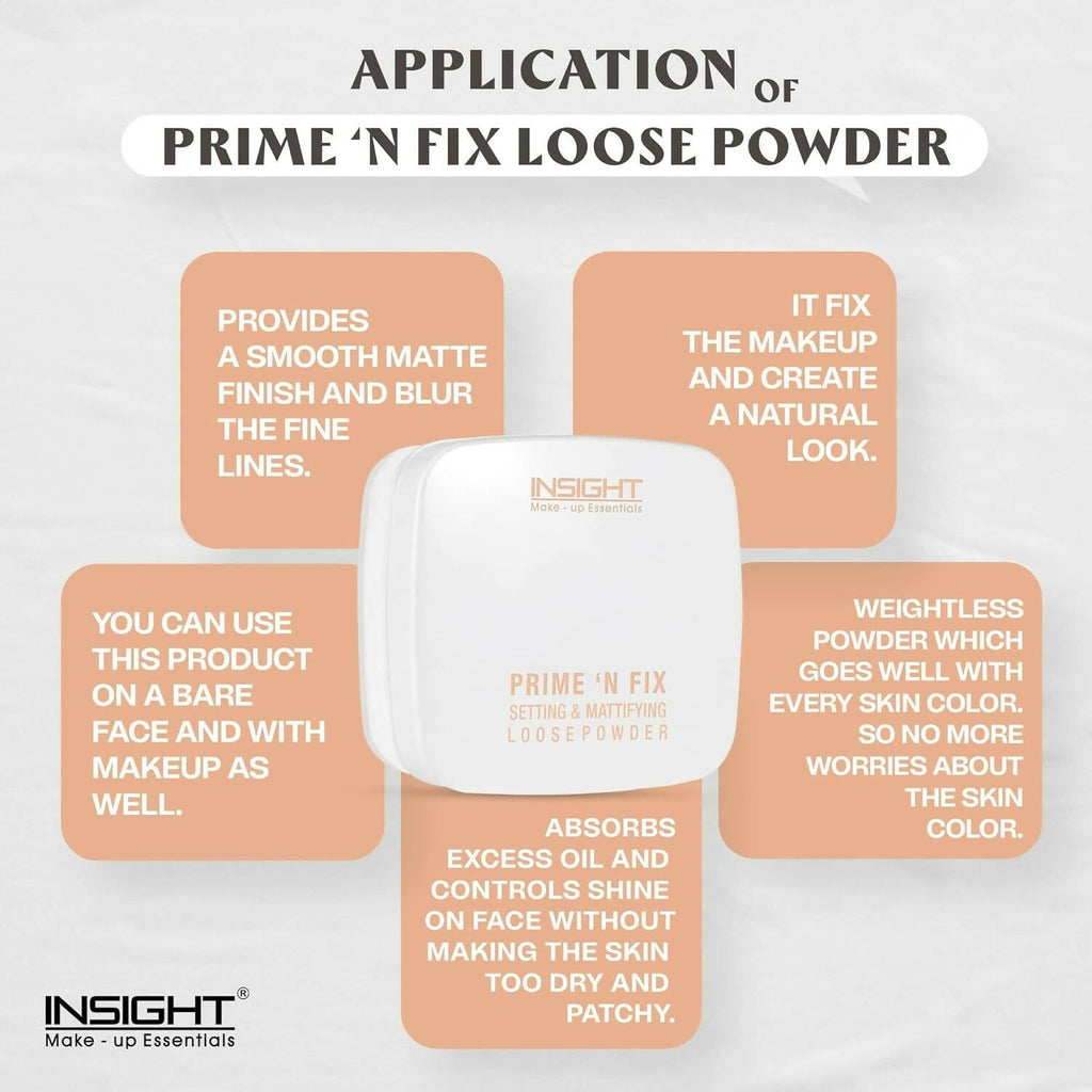 Insight Prime N Fix Setting Mattifying Loose Powder -TR203