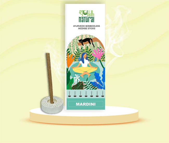 Shuddh Natural Lemongrass & Eucalyptus Bambooless Incense Sticks Hover Image