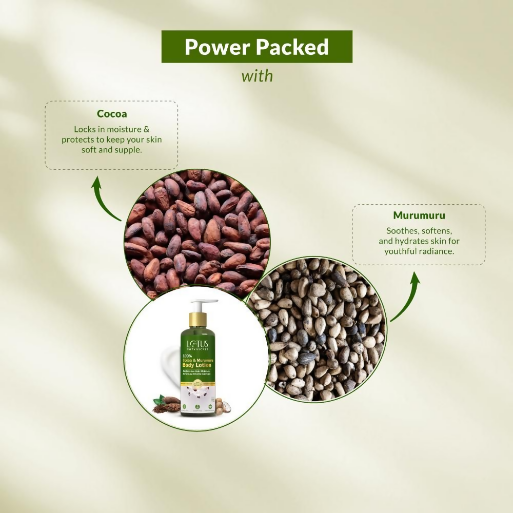 Lotus Botanicals 100% Cocoa & Murumuru Body Lotion