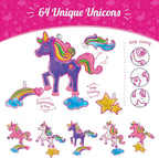 Imagimake Window Art Princess & Unicorn Suncatcher Kit Unicorn Toys for Girls Age 5-8 Craft Kits