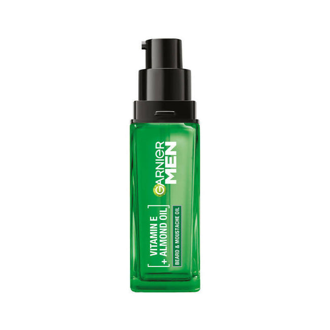 Garnier Men Beard & Moustache Oil With Vitamin E And Almond Oil Hover Image