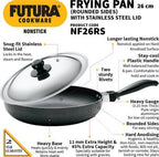 Hawkins Futura Non-stick Frying Pan 26 cm Diameter 1 L (NF26RS)