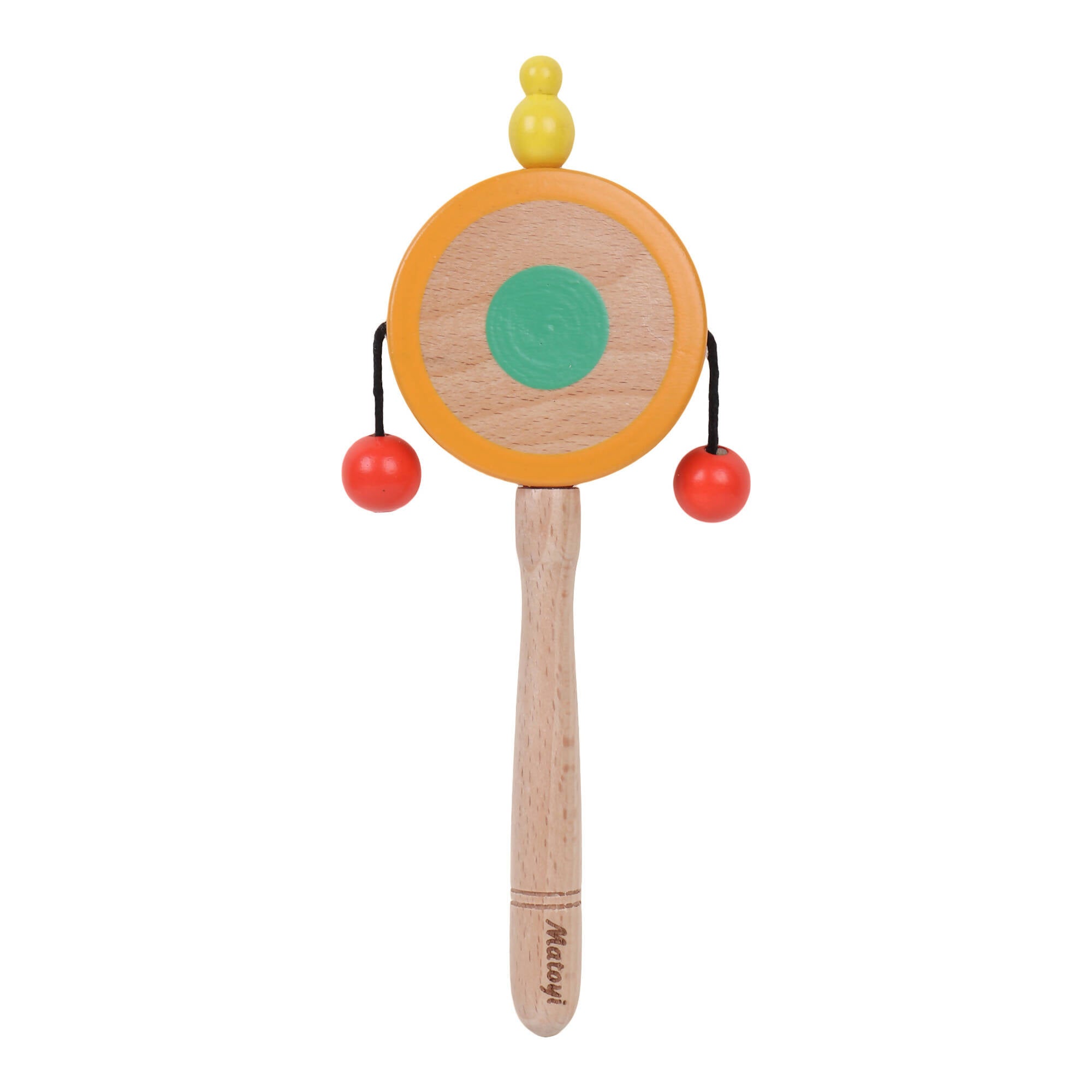 Matoyi Fish Rattle & Color Bowling Pin & Rainbow Stacker & Sheep Teether & Flat Disk Rattle For Kids