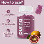Purna As Long As You Love Me Ceramides Gummies - Passion Fruit