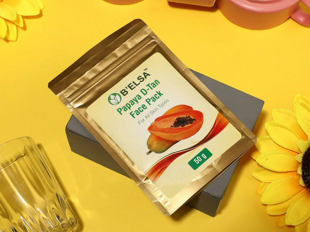Belsa Herbals Organic Papaya D-Tan Face Pack