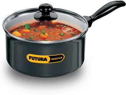 Hawkins Futura Non-stick Sauce Pan 20 cm Diameter with Lid 3 L (NS30G) Hover Image