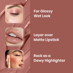 NY Bae Gloss Getter Lip Gloss - Brown Dates 04