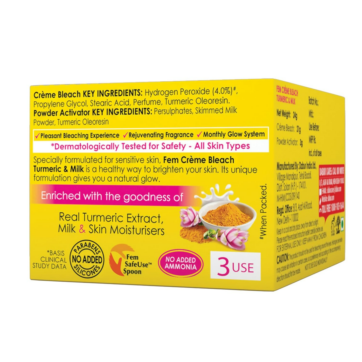 Fem Fairness (Turmeric&Milk) Creme Bleach