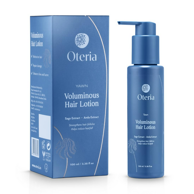 Oteria Luxury Voluminous Hair Lotion with Amla Fenugreek Sage and Curry Leaf & Hair Lotion & Serum For Hair Fall Hover Image