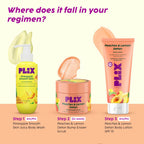 PLIX The Plant Fix Peaches & Lemon Detan Bump Eraser Scrub - Removes Tan & Restores Skin’s Moisture, Reduces Dark Spots
