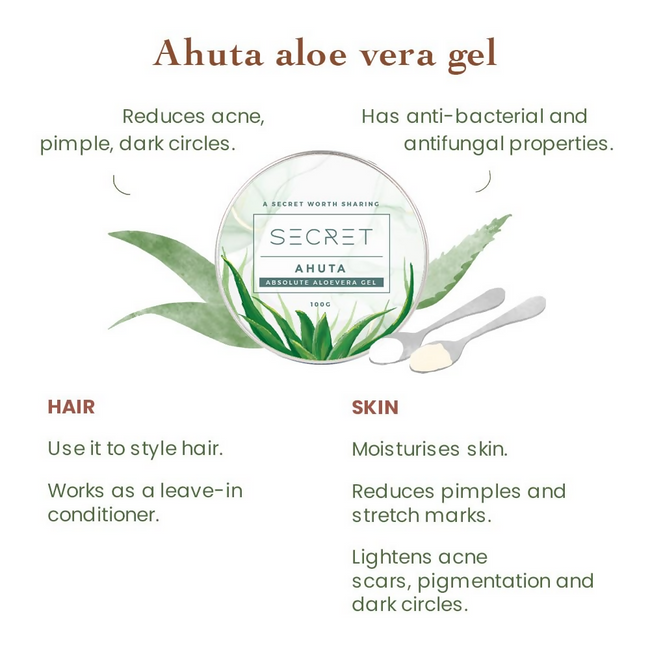 The Secret Hair Care Ahuta Absolute Aloevera Gel Main Image