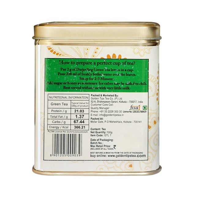 Golden Tips Green Tea - Tin Can Main Image