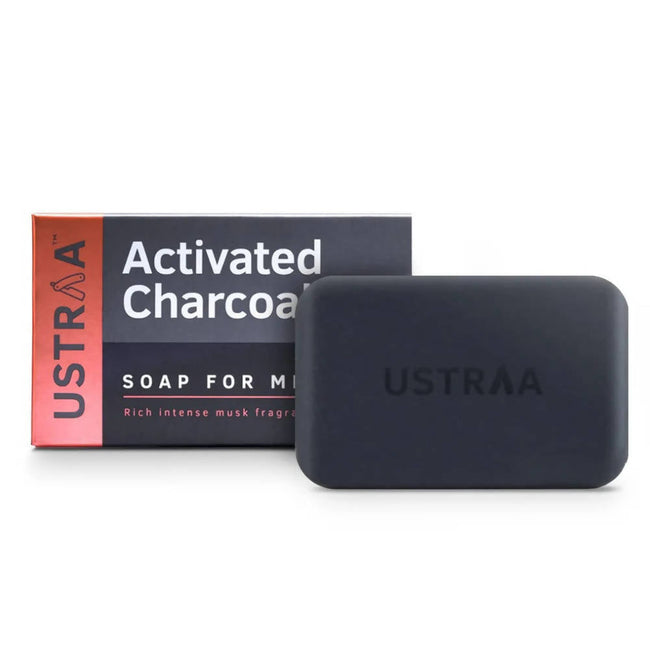 Ustraa Activated Charcoal Soap For Men Main Image