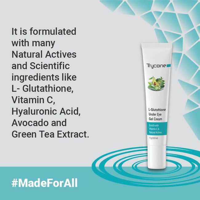 Trycone L- Glutathione Under Eye Gel Cream Main Image