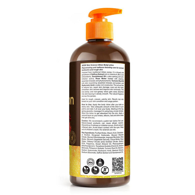 Wow Skin Science Ubtan Body Lotion Main Image