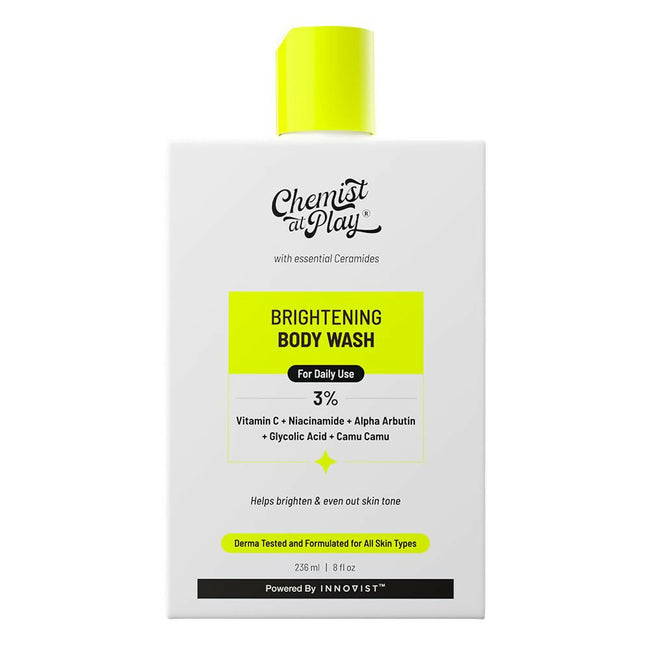 Chemist At Play Brightening Body Wash for Reduces Fades Dark Spots, Evens out Skin Tone Vitamin C with Camu Camu Hover Image
