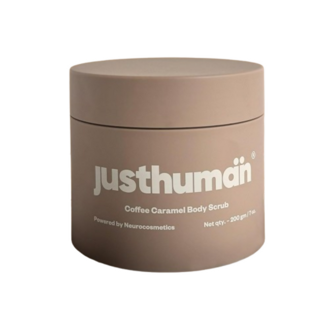 JustHuman Coffee Caramel Body Scrub Hover Image