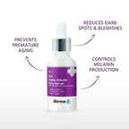 The Derma Co 2% Alpha Arbutin Face Serum For Dark Spots & Uneven Skin Tone