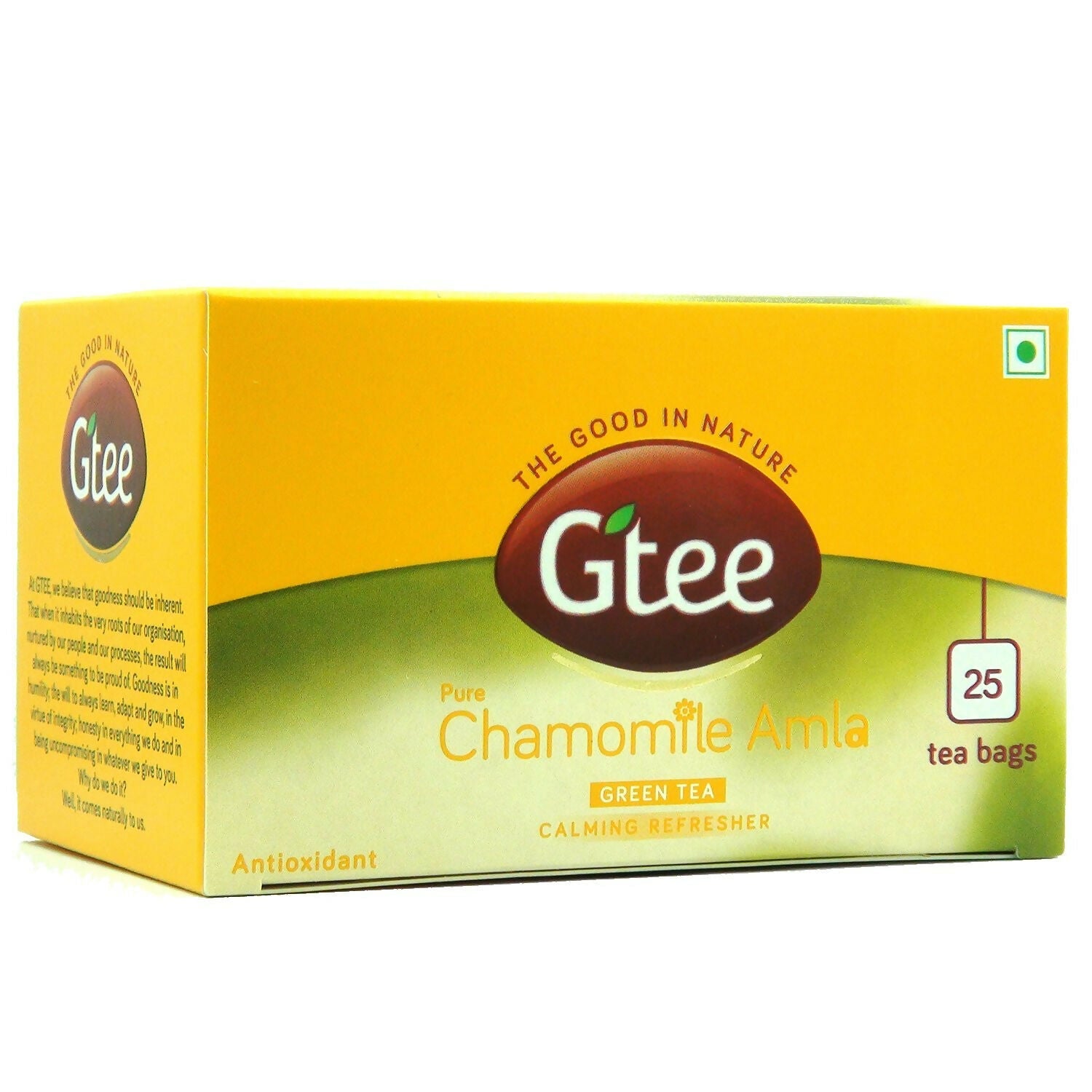 Gtee Chamomile Green Tea Bags for Stress Relief and Good Sleep