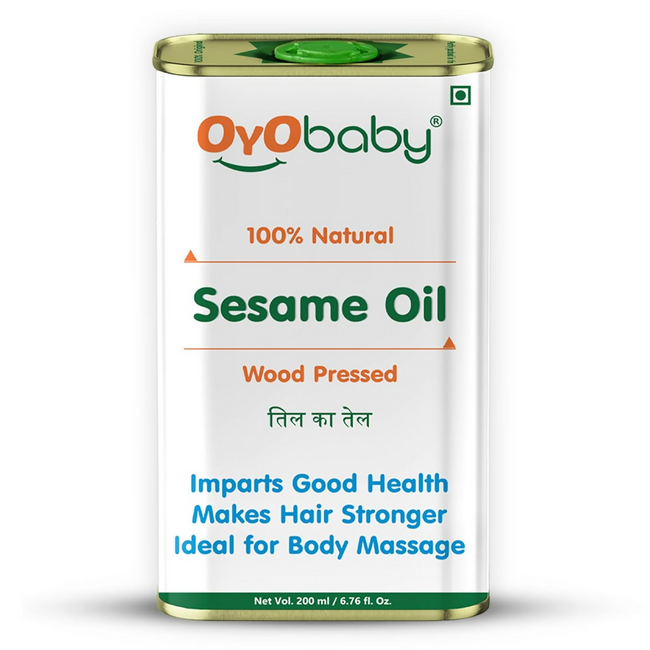 Oyo Baby 100% Natural Baby Oil For New Born Wood Pressed Sesame Oil Main Image
