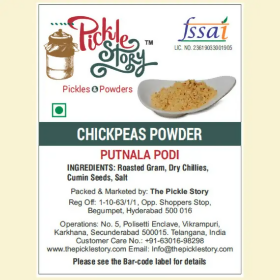 The Pickle Story Chick Peas Powder / Gun Powder