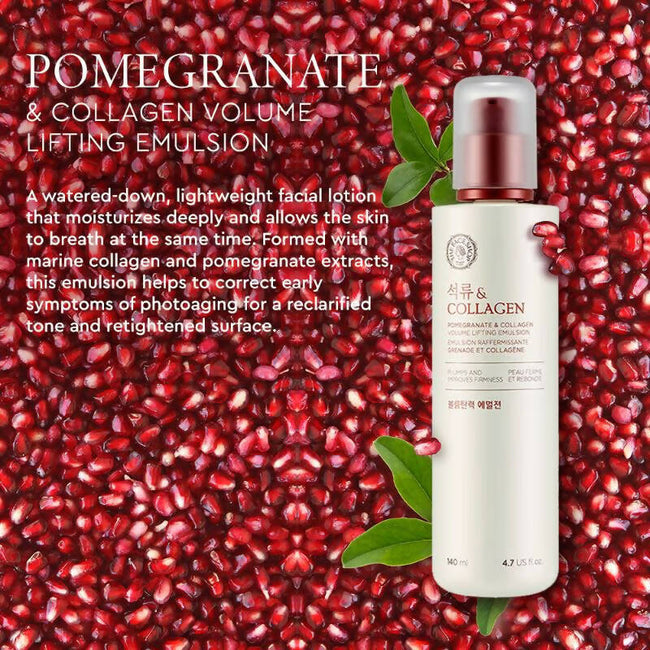 The Face Shop Pomegranate & Collagen Volume Lifting Emulsion - Korean Skincare Main Image