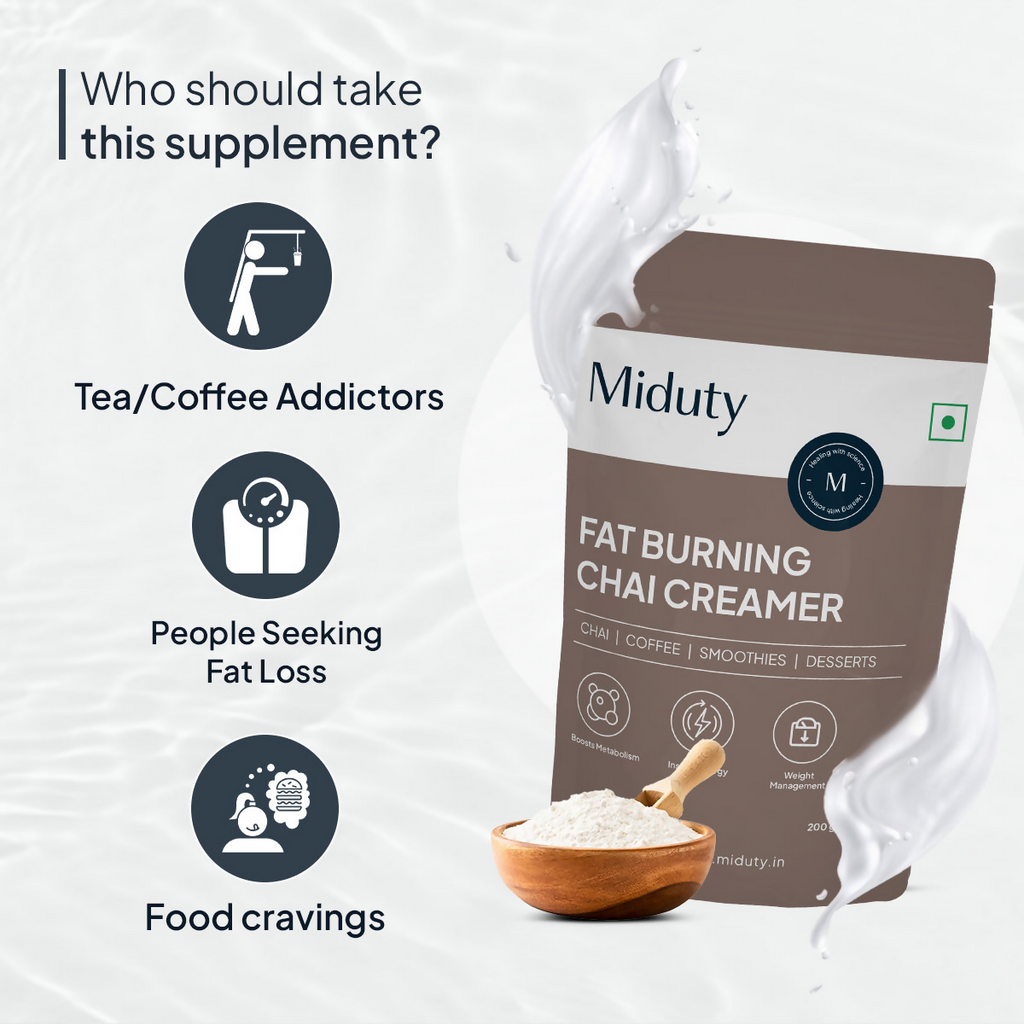 Miduty by Palak Notes Fat Burning Chai Creamer